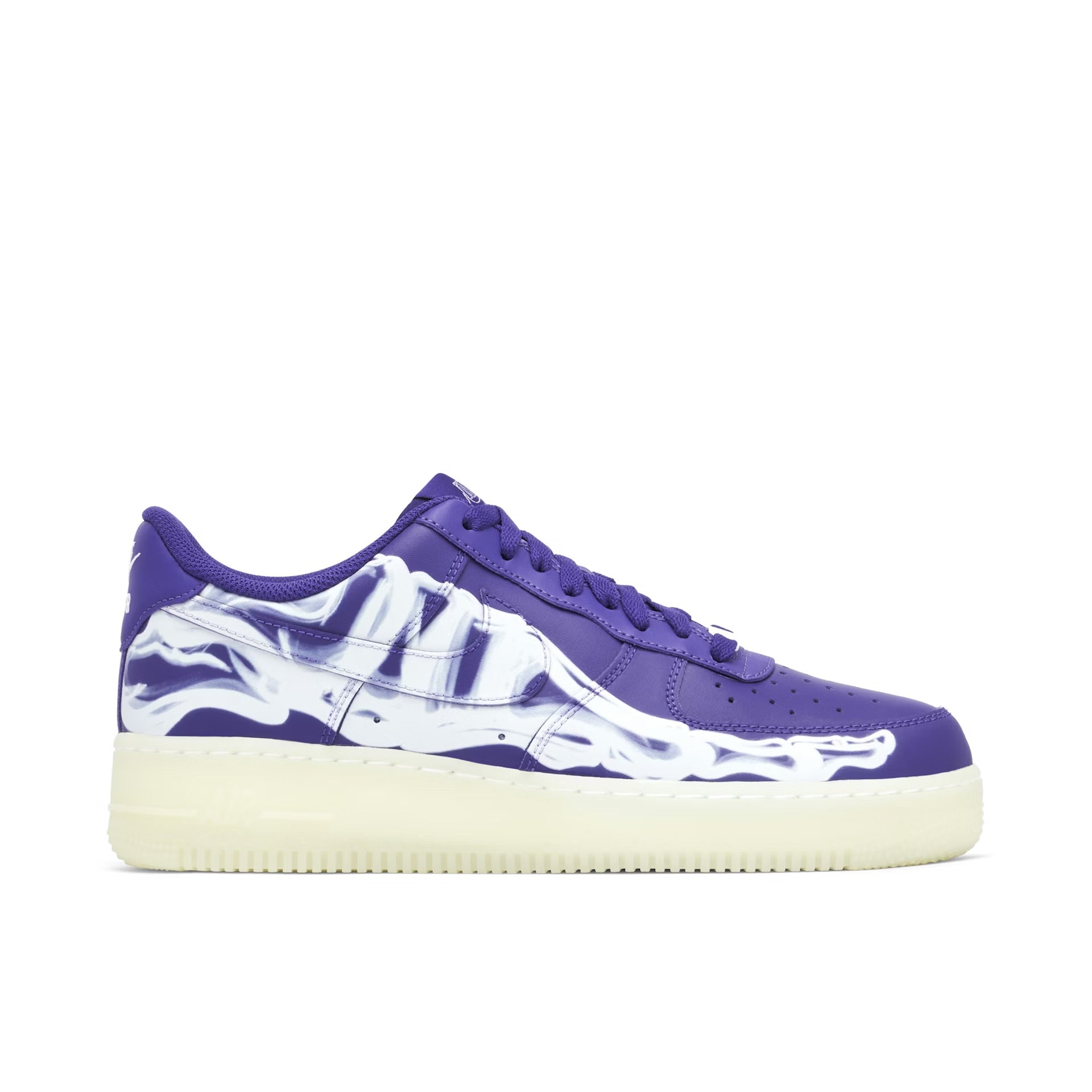 Air Force 1 Purple Skeleton Halloween